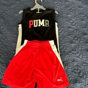 Puma Size 4 Tank top shirt and shorts